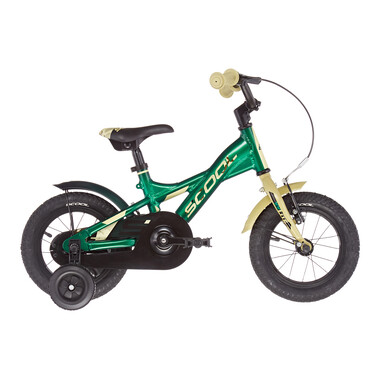 S'COOL XXLITE Alu 1 Speed 12" Kids Bike Green 2021 0